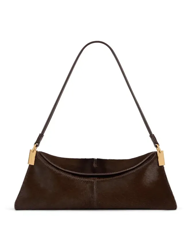 Balmain 64-83 small bag in pony-effect leather