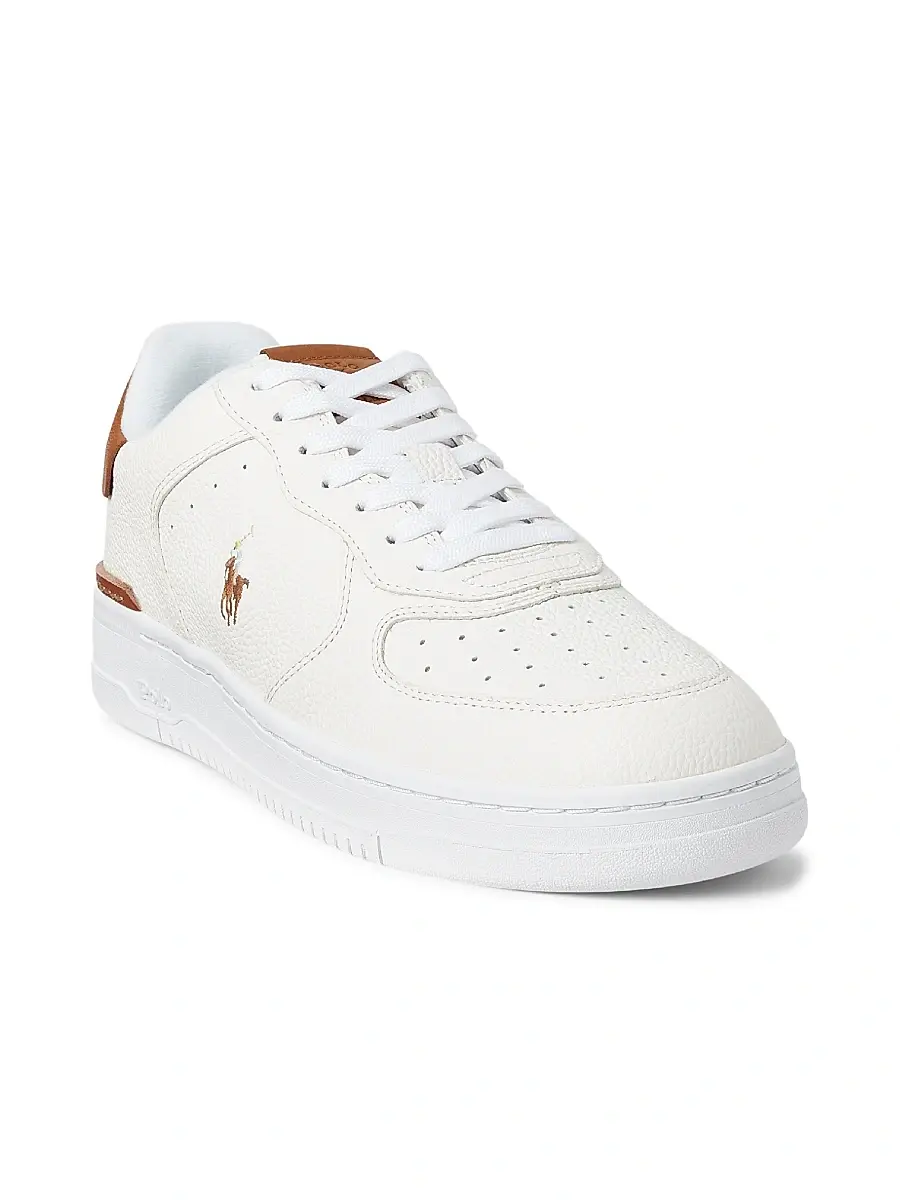 Polo Ralph Lauren Men's Masters Court Leather Sneakers | Thumbnail 2
