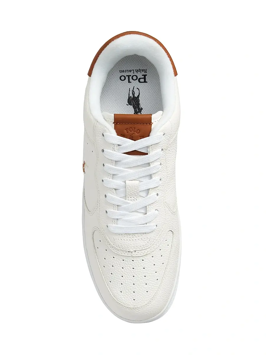 Polo Ralph Lauren Men's Masters Court Leather Sneakers | Thumbnail 5