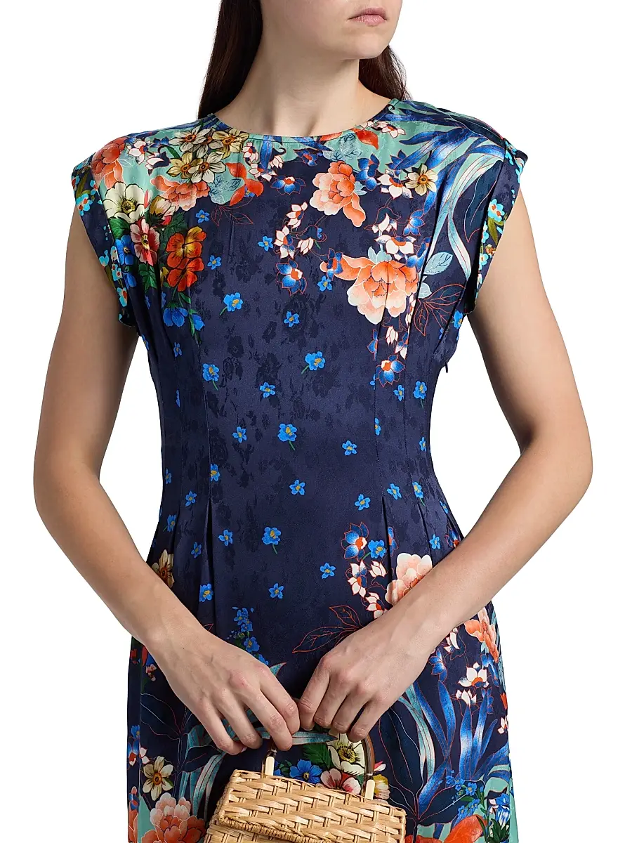 Johnny Was Women's Carice Printed Jacquard Minidress | Thumbnail 6 Johnny Was Women's Carice Printed Jacquard Minidress | Thumbnail 6