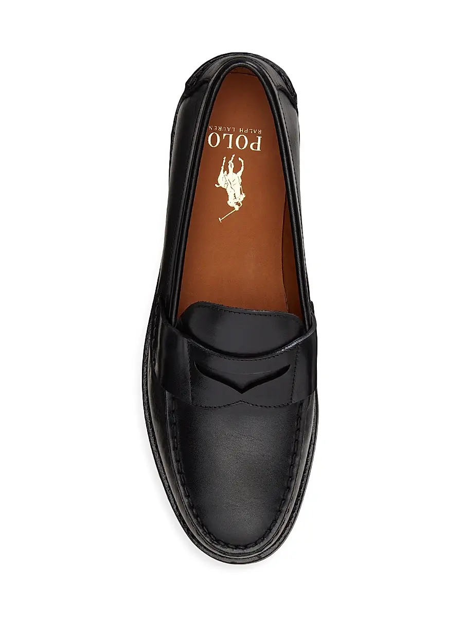 Polo Ralph Lauren Men's Alston Penny Full-Grain Loafers | Thumbnail 4 Polo Ralph Lauren Men's Alston Penny Full-Grain Loafers | Thumbnail 4