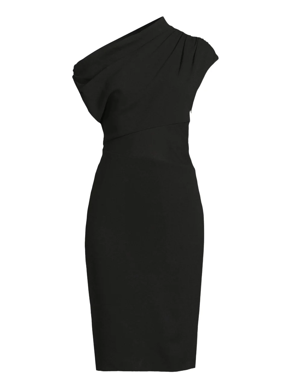 Women's Crepe Jersey One-Shoulder Midi-Dress Women's Crepe Jersey One-Shoulder Midi-Dress