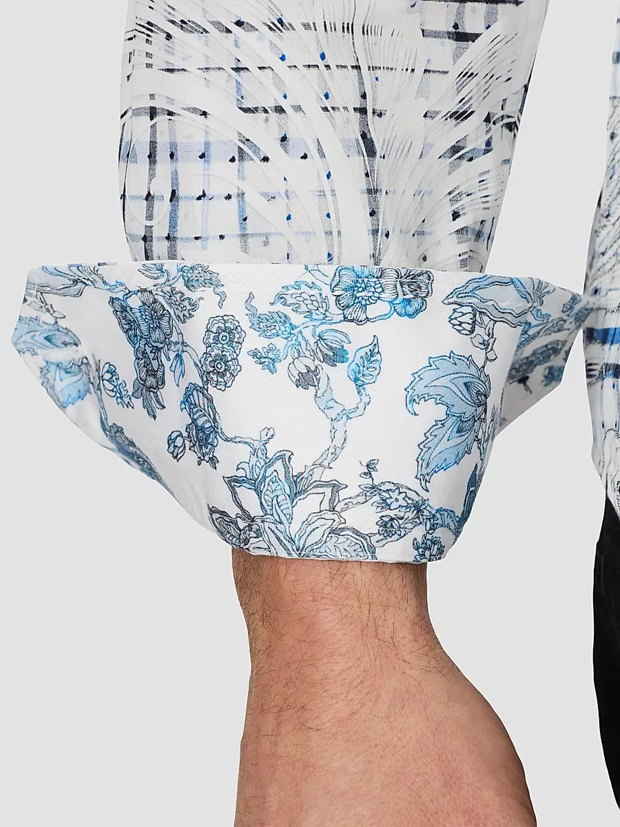 Robert Graham Men's Webster Printed Cotton Button-Front Shirt | Thumbnail 4