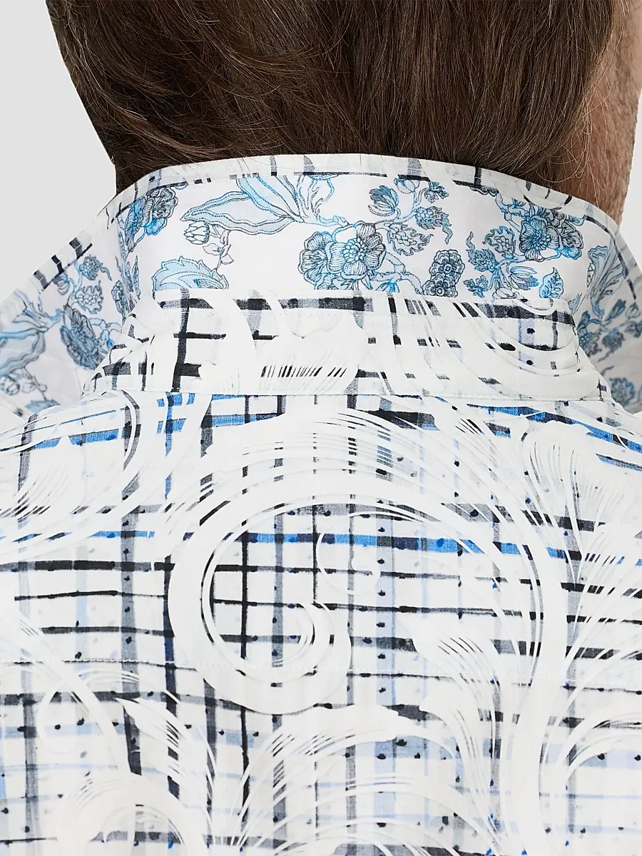 Robert Graham Men's Webster Printed Cotton Button-Front Shirt | Thumbnail 5