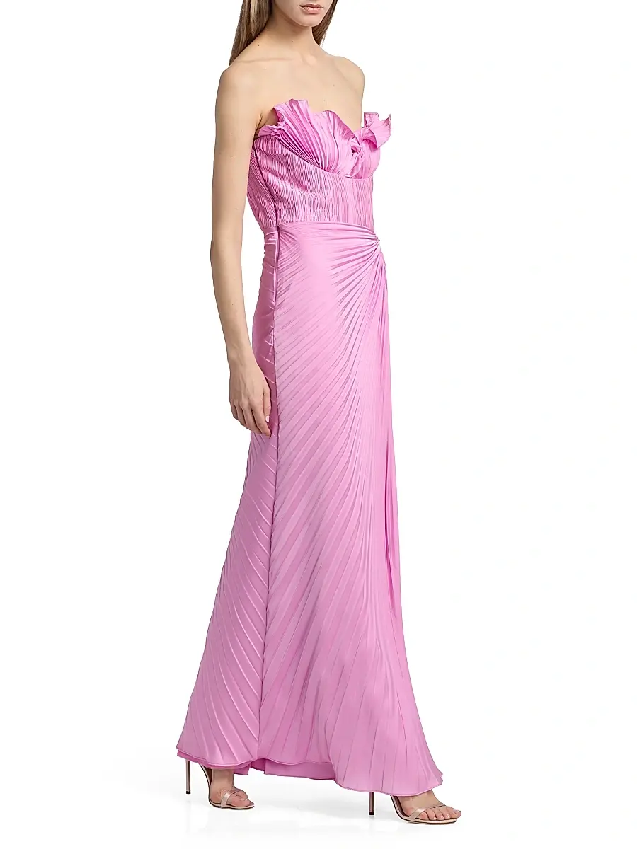 Amur Women's Kaylani Pleated Gown | Thumbnail 2