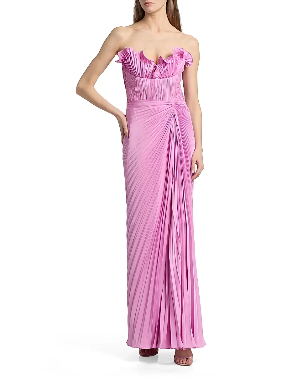 Amur Women's Kaylani Pleated Gown | Thumbnail 3