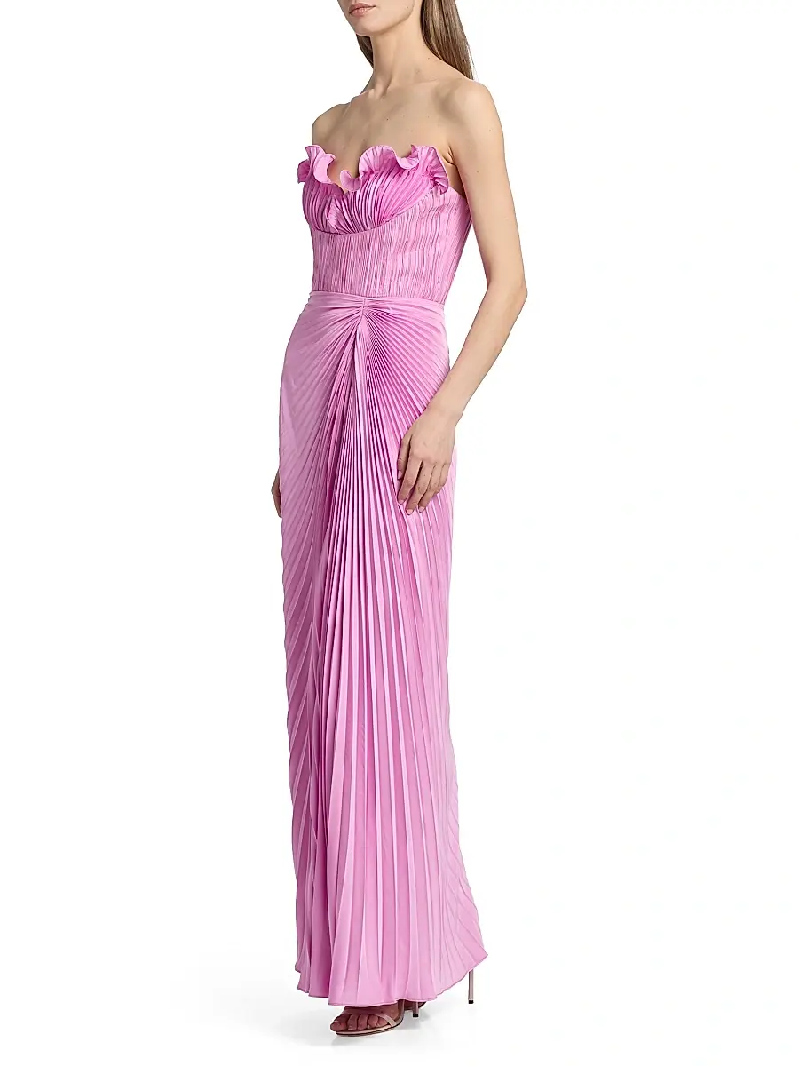 Amur Women's Kaylani Pleated Gown | Thumbnail 4