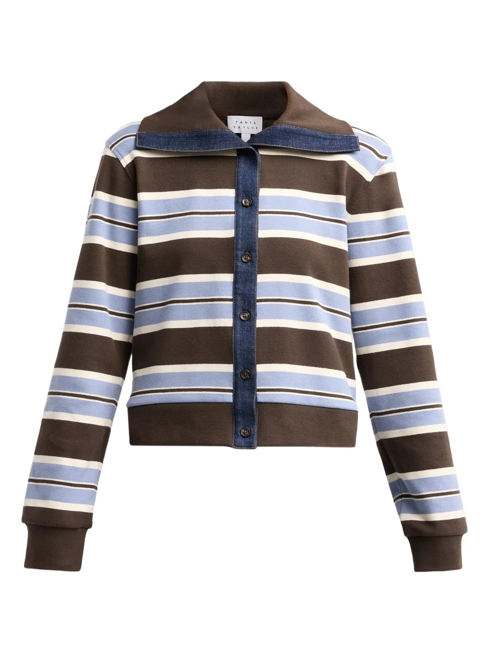 Women's Bronwyn Striped Stretch-Cotton Jacket Women's Bronwyn Striped Stretch-Cotton Jacket