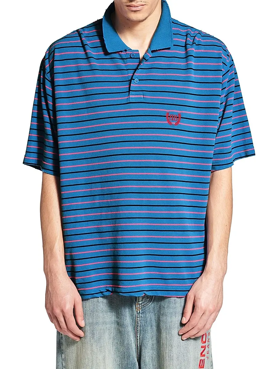 Balenciaga Unisex Laurel Classic Regular Polo Shirt | Thumbnail 3 Balenciaga Unisex Laurel Classic Regular Polo Shirt | Thumbnail 3