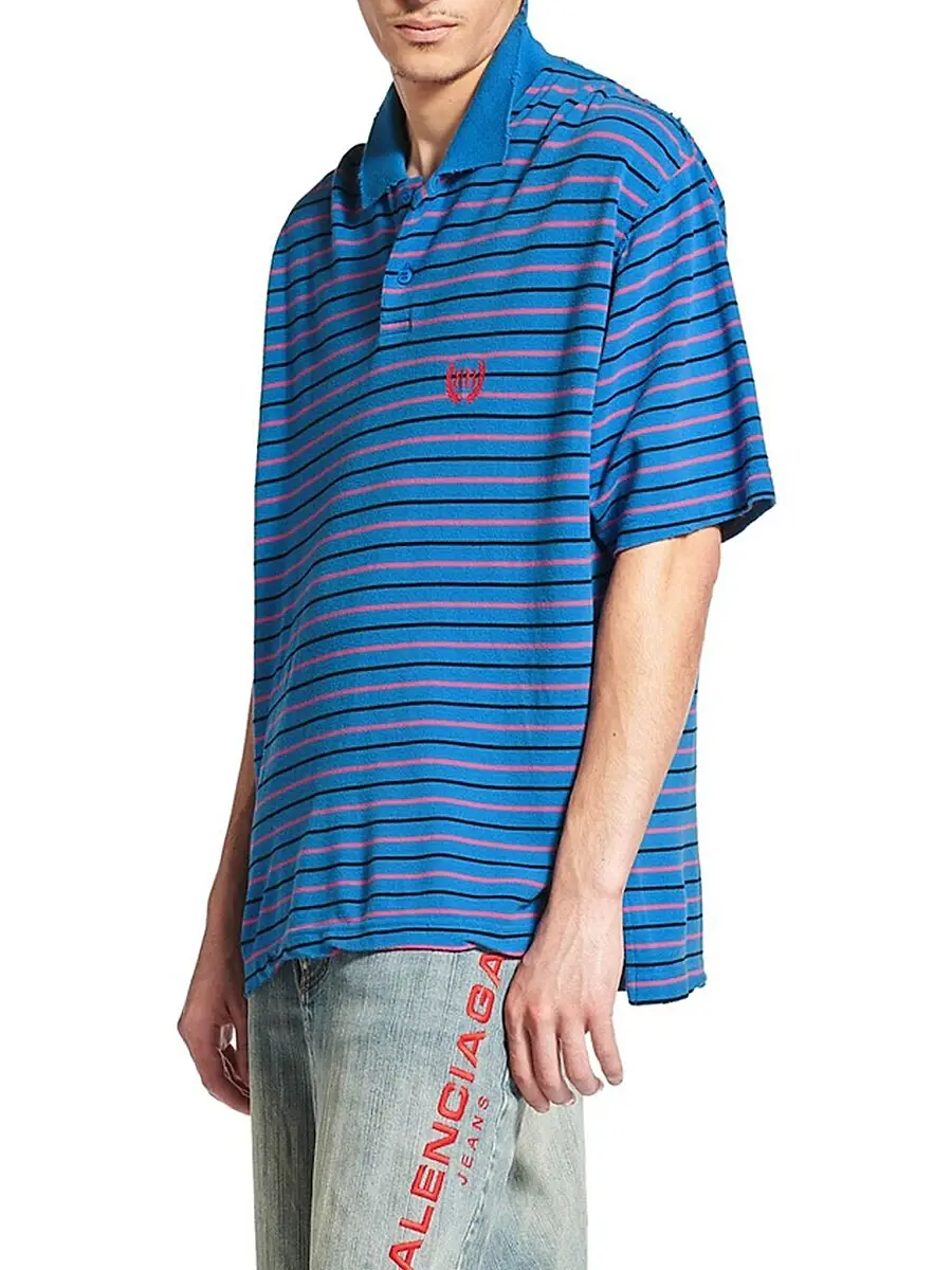 Balenciaga Unisex Laurel Classic Regular Polo Shirt | Thumbnail 4 Balenciaga Unisex Laurel Classic Regular Polo Shirt | Thumbnail 4