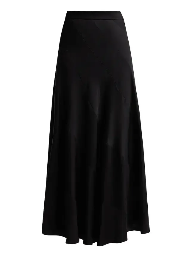 Women's Bias Maxi Skirt