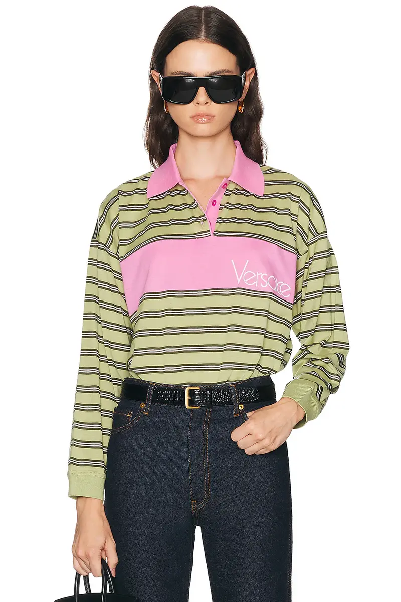 Versace Long Sleeve Sweater | Image 1 Versace Long Sleeve Sweater | Image 1
