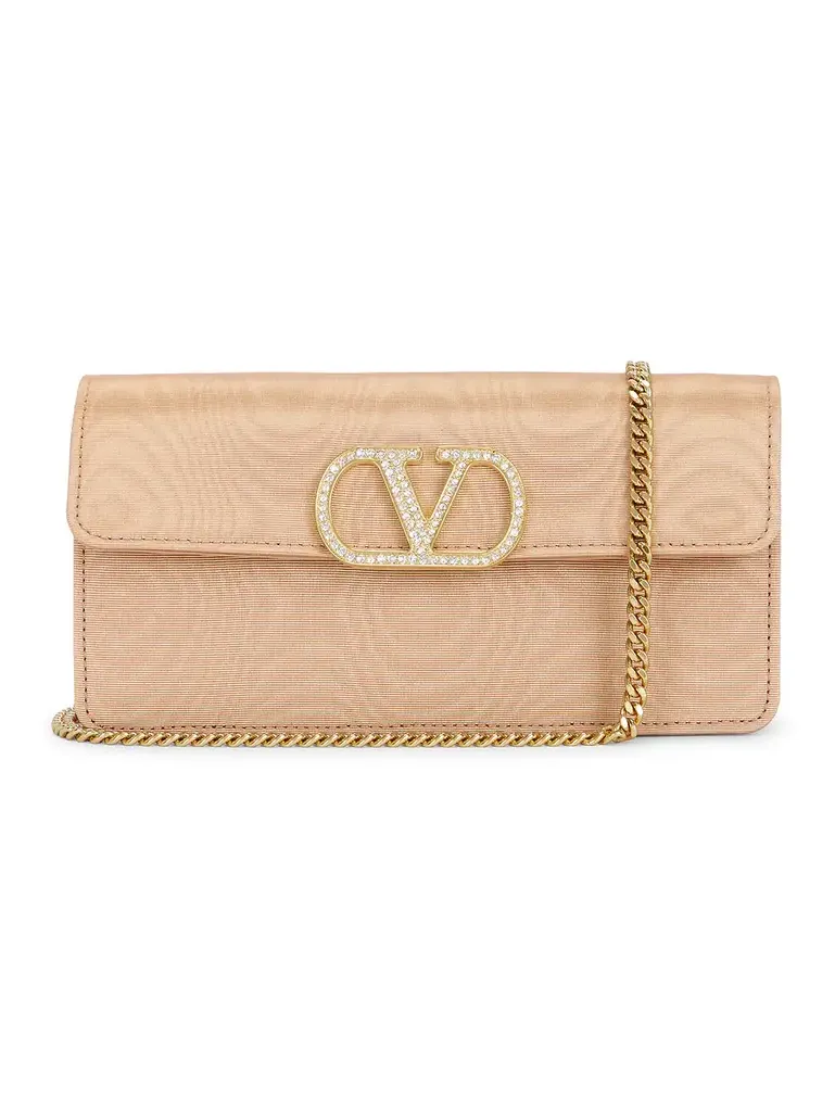 Vlogo Signature Wallet With Strap