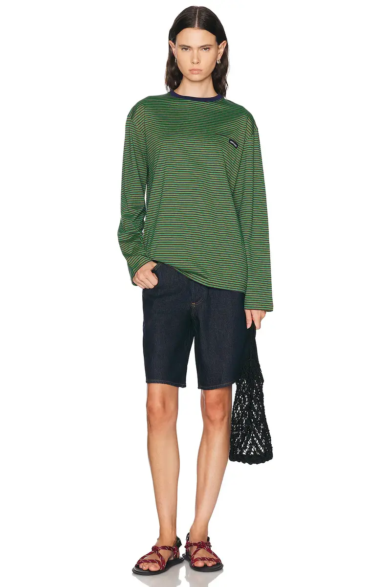 Miu Miu Jersey Top | Thumbnail 4 Miu Miu Jersey Top | Thumbnail 4