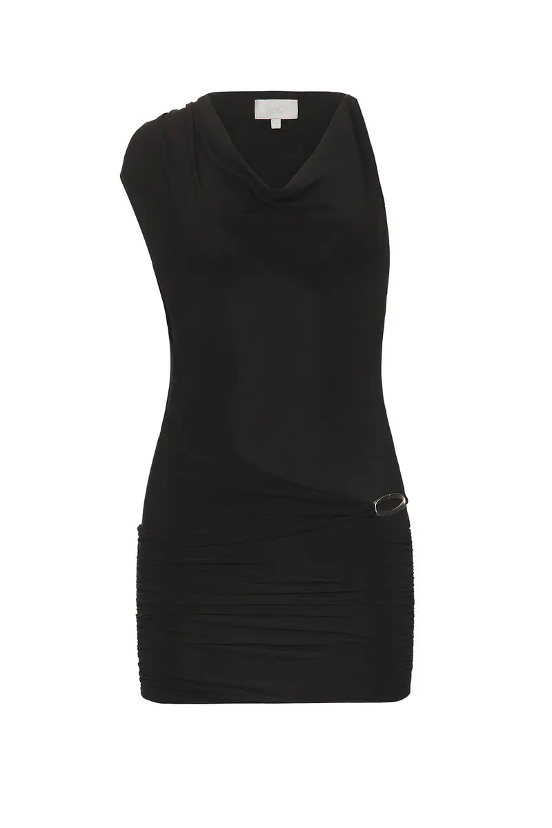 HAELO Asymmetric Cowl Mini Dress | Thumbnail 5 HAELO Asymmetric Cowl Mini Dress | Thumbnail 5