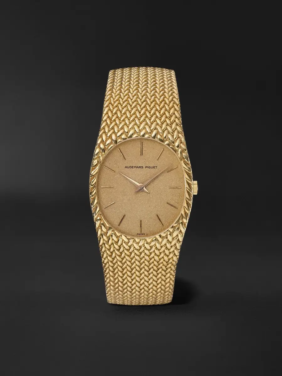 Audemars Piguet Vintage 1980s Early Cobra 30mm Hand-Wound 18-Karat Gold Watch - Men Audemars Piguet Vintage 1980s Early Cobra 30mm Hand-Wound 18-Karat Gold Watch - Men