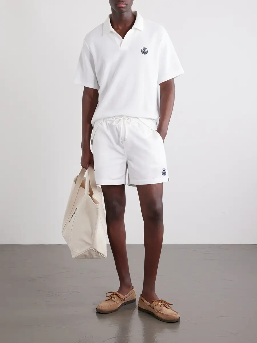Frame Logo-Embroidered Cotton-Piqué Polo Shirt - Men | Thumbnail 2 Frame Logo-Embroidered Cotton-Piqué Polo Shirt - Men | Thumbnail 2