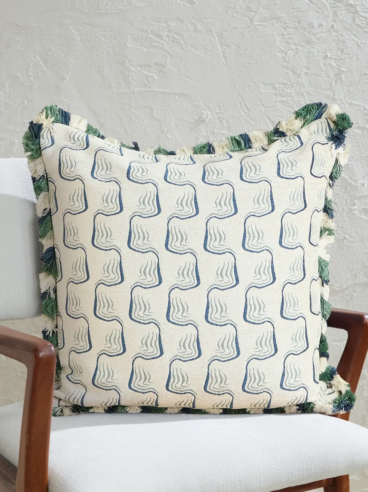 Soho Home Theron Jacquard Pillow - Men