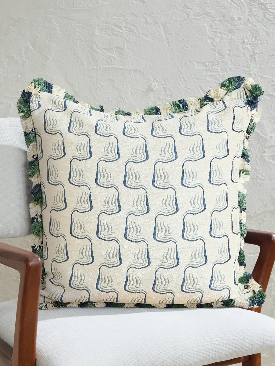 Soho Home Theron Jacquard Pillow - Men | Image 1 Soho Home Theron Jacquard Pillow - Men | Image 1