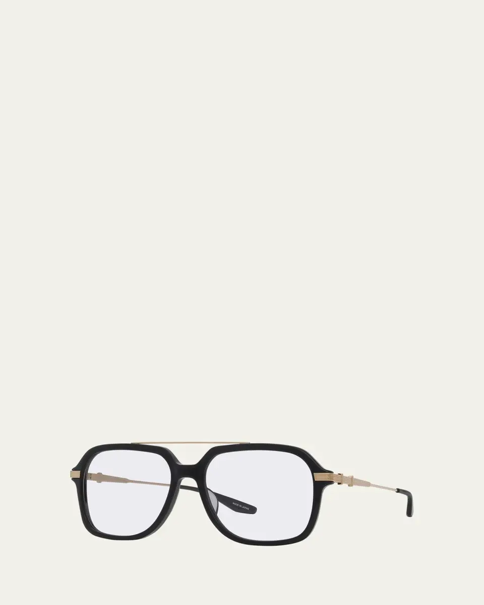 BARTON PERREIRA D. Ellis Zyl & Titanium Square Glasses | Thumbnail 2 BARTON PERREIRA D. Ellis Zyl & Titanium Square Glasses | Thumbnail 2