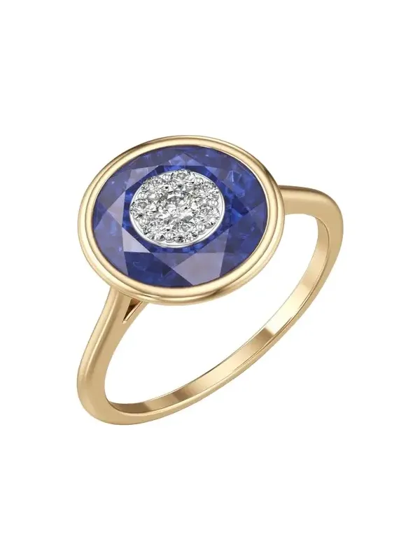 Bhansali 18K Fusion Stone and Brilliant Diamond Ring