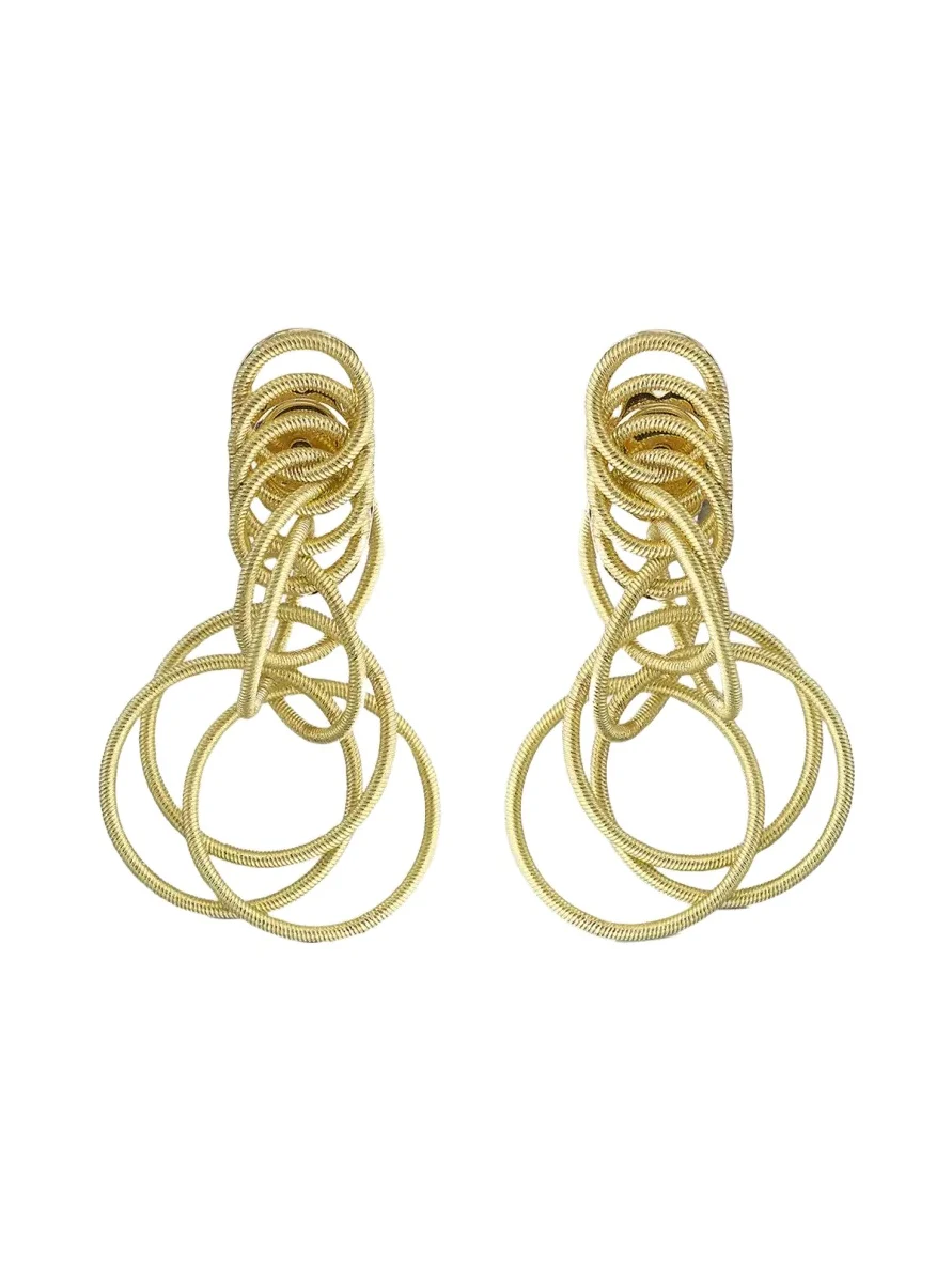 Buccellati Hawaii 18K Yellow Gold Short Earrings