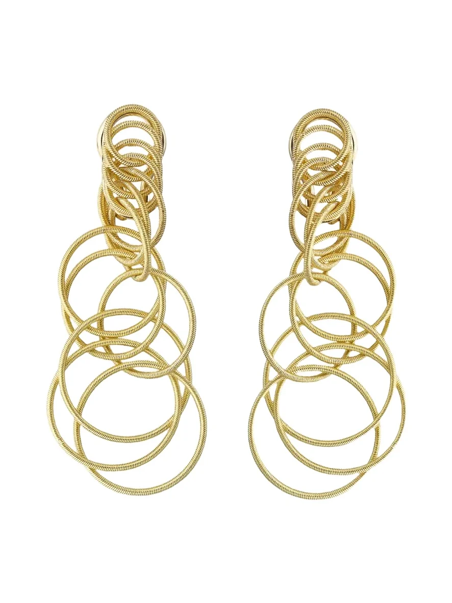 Buccellati Hawaii 18K Yellow Gold Small Circles Earrings