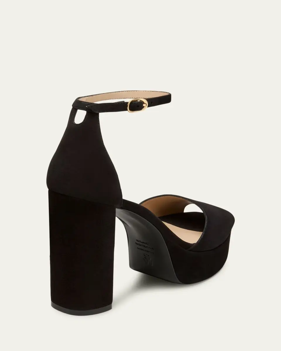 Stuart Weitzman 110mm Sabrina Suede Platform Sandals | Thumbnail 3 Stuart Weitzman 110mm Sabrina Suede Platform Sandals | Thumbnail 3