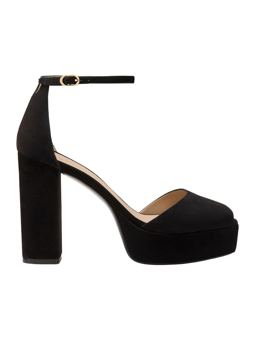 110mm Sabrina Suede Platform Sandals