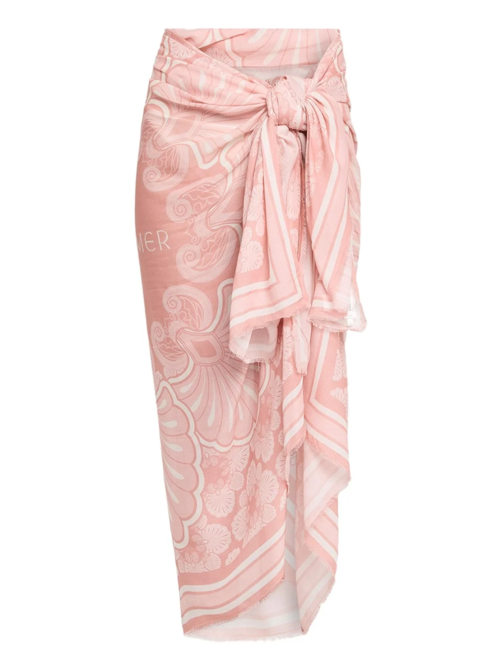 Shani Shemer Floral Logo Pareo Coverup