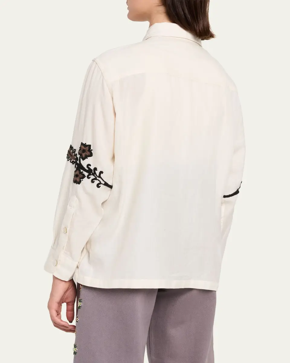 Kartik Research Embroidered Knot Long-Sleeve Shirt | Thumbnail 3 Kartik Research Embroidered Knot Long-Sleeve Shirt | Thumbnail 3