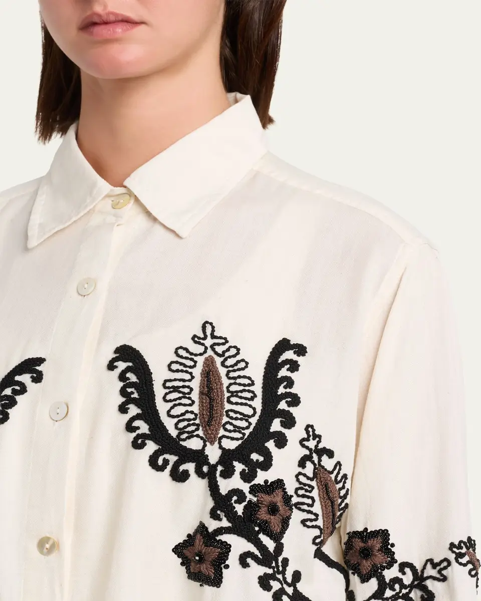 Kartik Research Embroidered Knot Long-Sleeve Shirt | Thumbnail 5 Kartik Research Embroidered Knot Long-Sleeve Shirt | Thumbnail 5