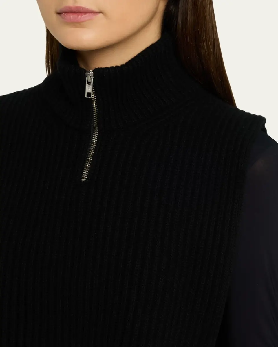 Maison Margiela Cropped Wool-Blend Sweater Vest | Thumbnail 5 Maison Margiela Cropped Wool-Blend Sweater Vest | Thumbnail 5