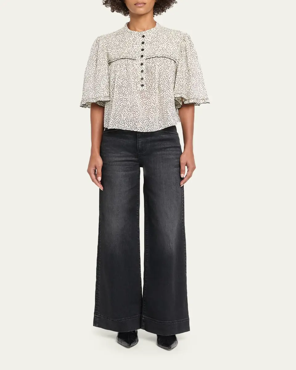 Etoile Isabel Marant Douna Polka-Dot Blouse | Thumbnail 2 Etoile Isabel Marant Douna Polka-Dot Blouse | Thumbnail 2