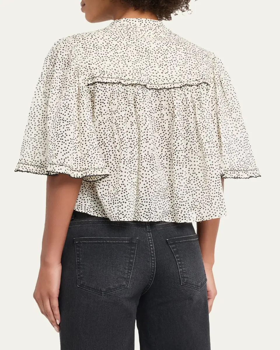 Etoile Isabel Marant Douna Polka-Dot Blouse | Thumbnail 3 Etoile Isabel Marant Douna Polka-Dot Blouse | Thumbnail 3