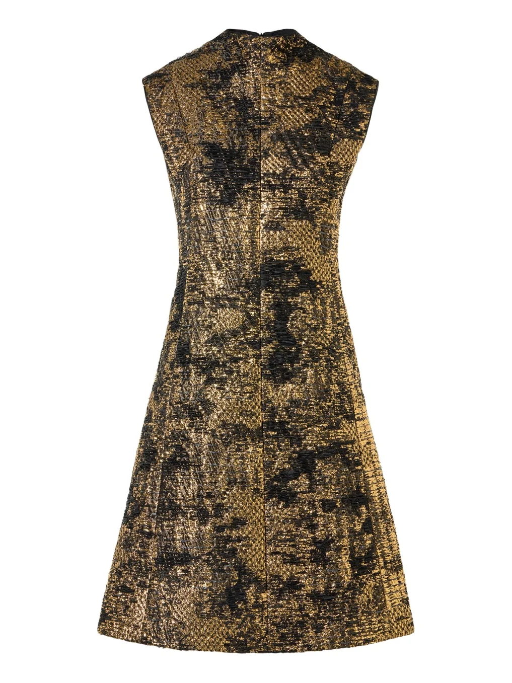 Fragmented Techno Lame Jacquard Sleeveless Dress Fragmented Techno Lame Jacquard Sleeveless Dress