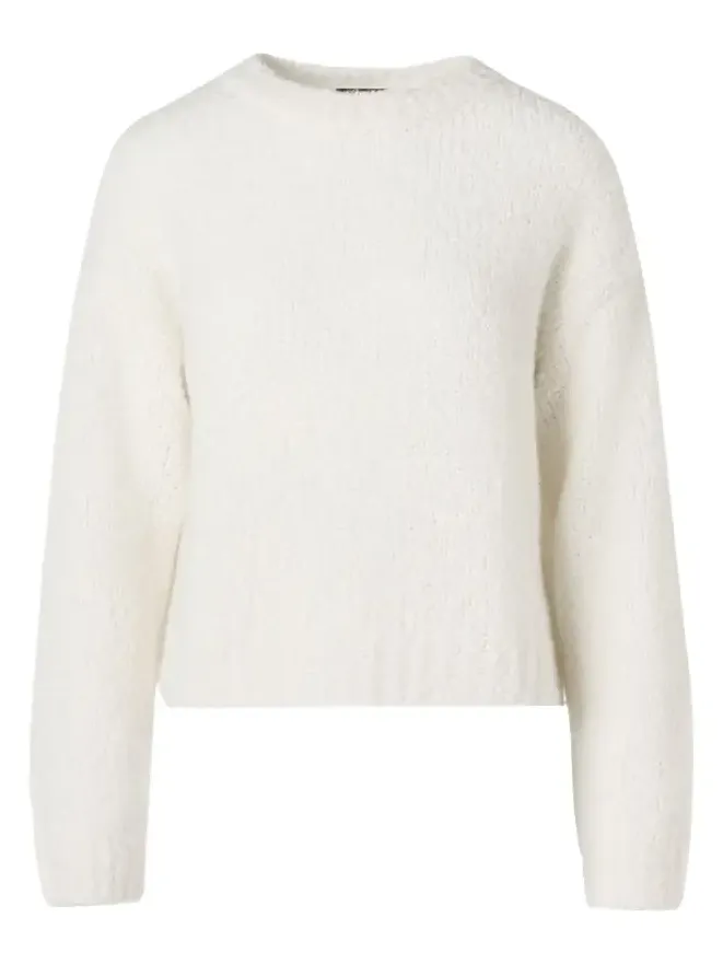 Cashmere-Silk Boucle Knit Sweater