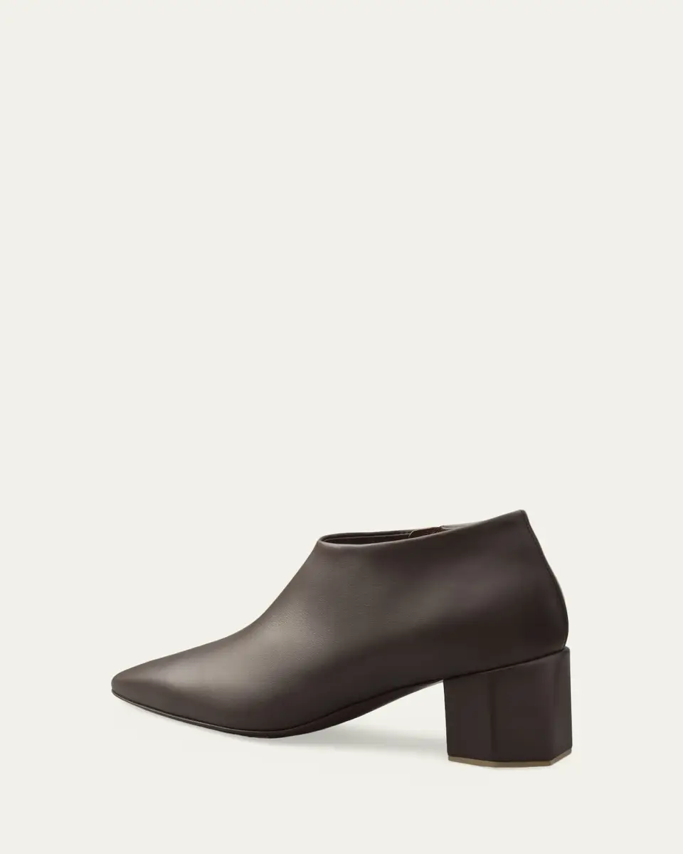 Bougeotte 55mm Leather Low Heeled Hexagon Booties | Thumbnail 2 Bougeotte 55mm Leather Low Heeled Hexagon Booties | Thumbnail 2