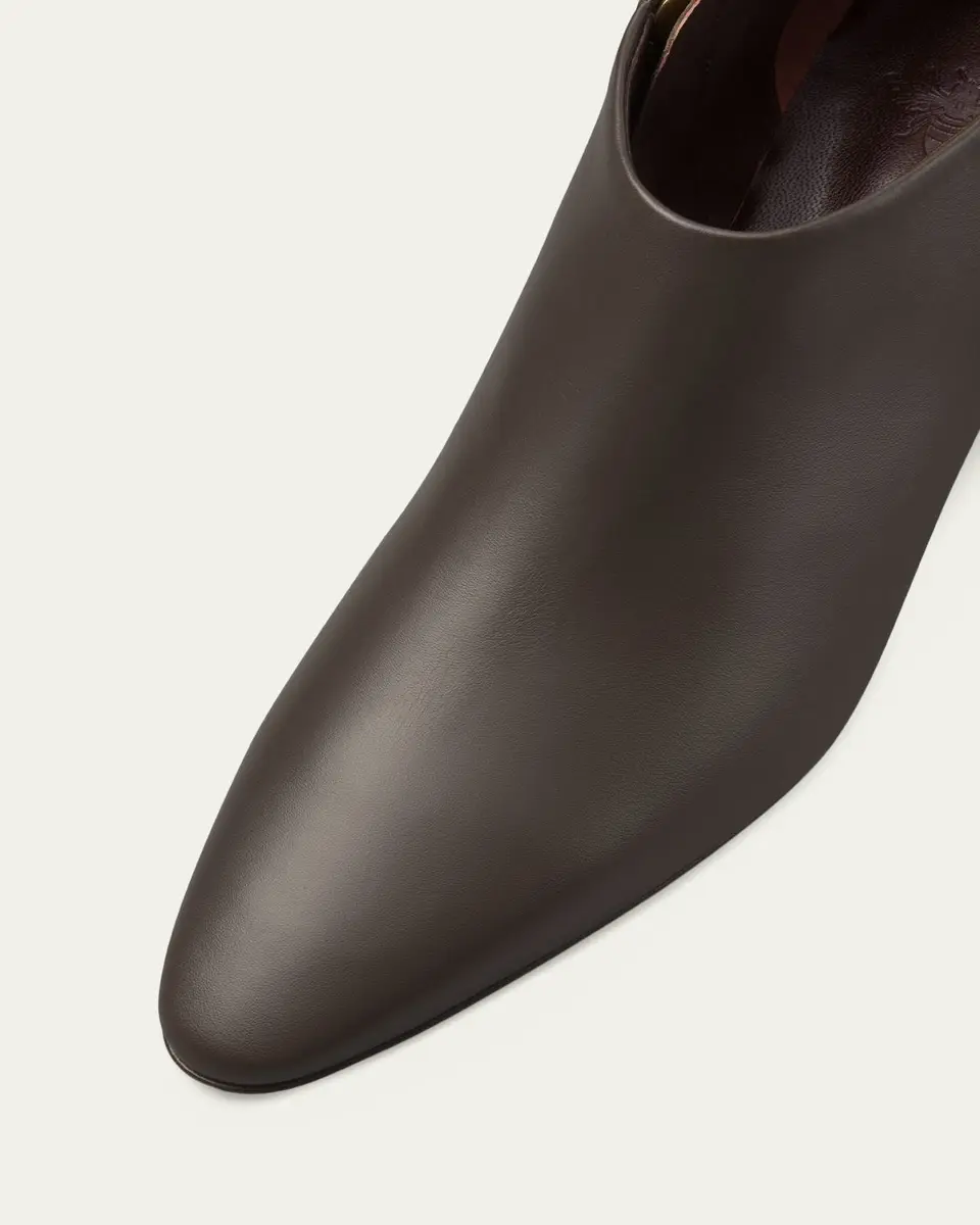 Bougeotte 55mm Leather Low Heeled Hexagon Booties | Thumbnail 3 Bougeotte 55mm Leather Low Heeled Hexagon Booties | Thumbnail 3