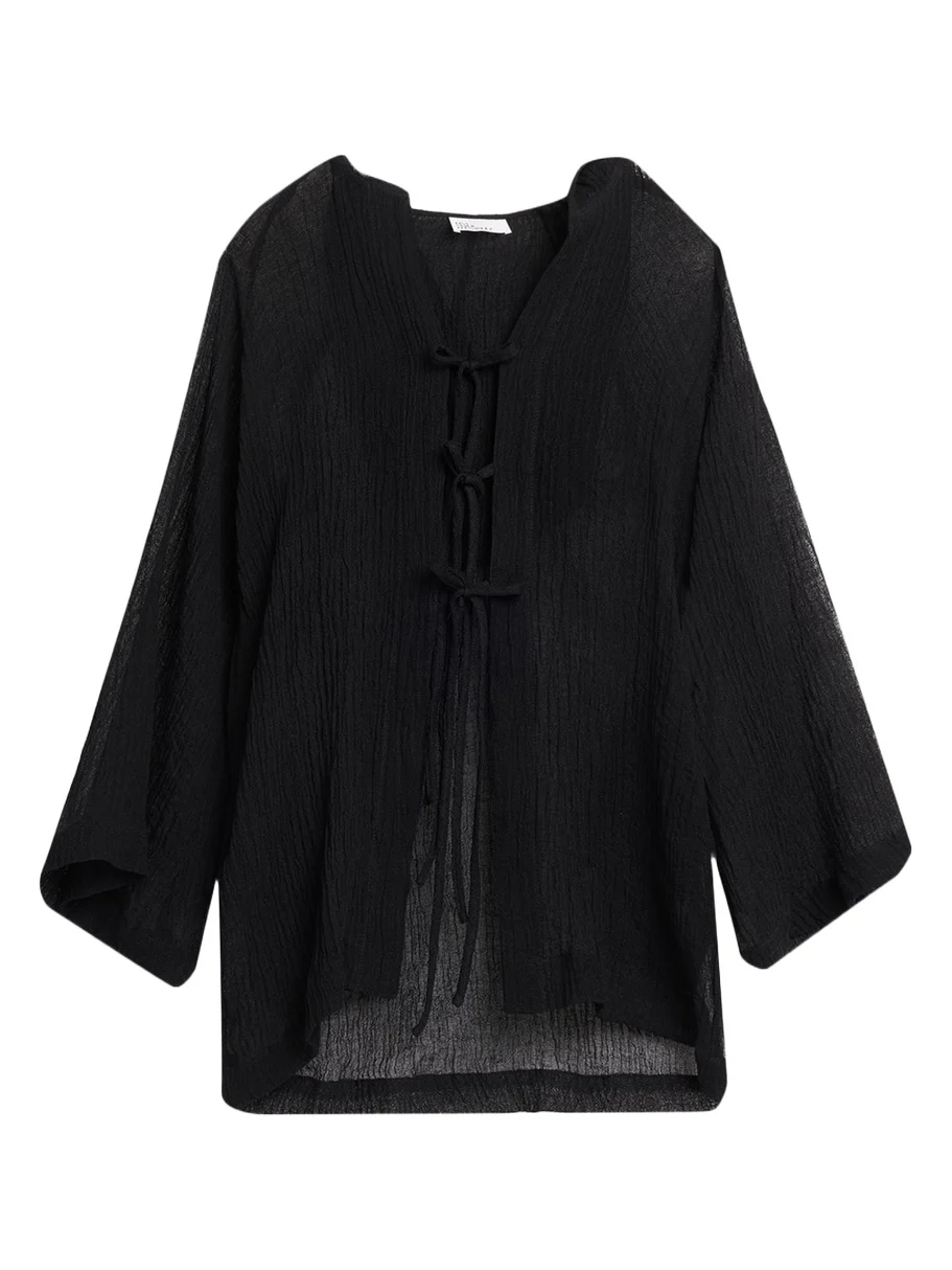 Lisa Marie Fernandez Beach Cape Mini Coverup