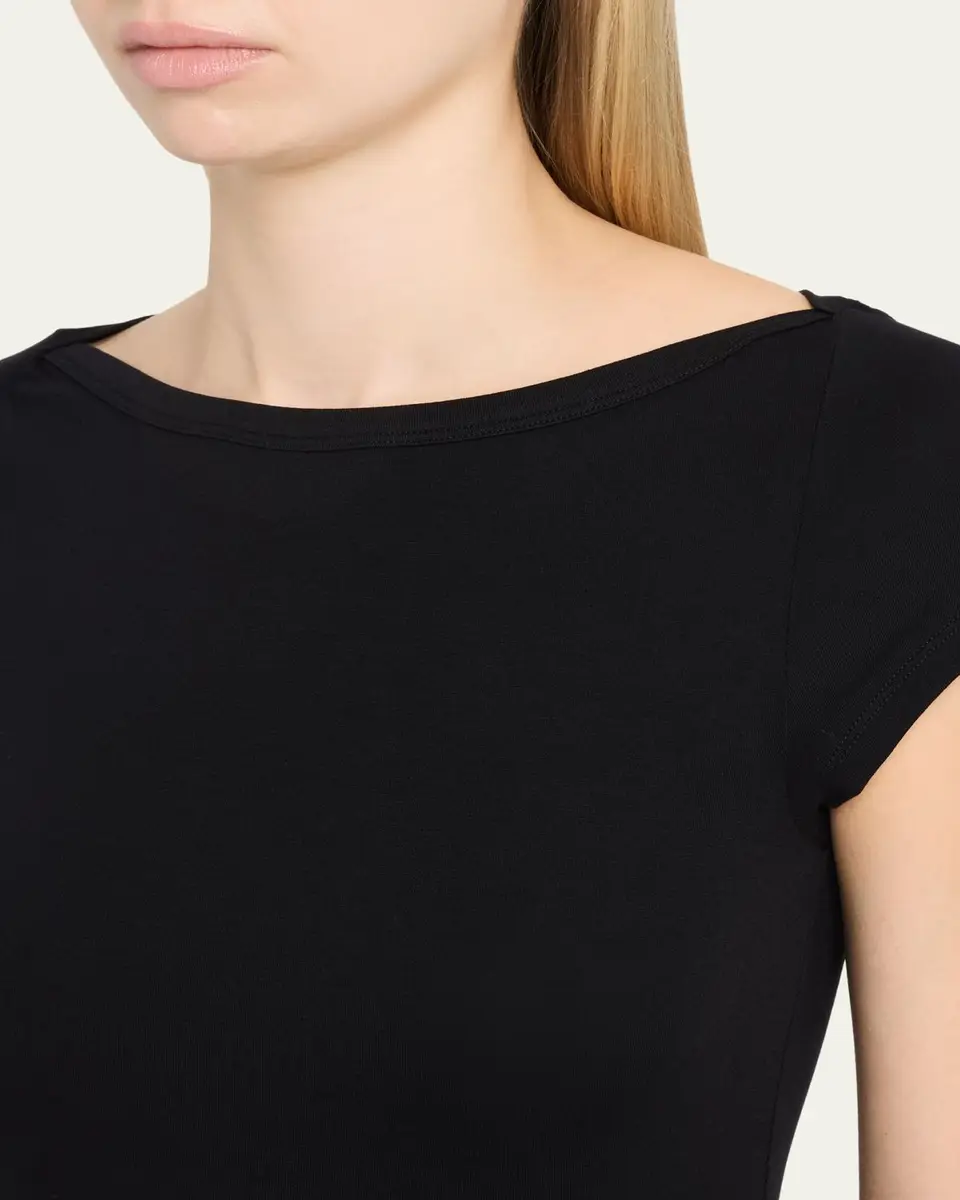MAJESTIC FILATURES Soft Touch Bateau-Neck Top | Thumbnail 5 MAJESTIC FILATURES Soft Touch Bateau-Neck Top | Thumbnail 5