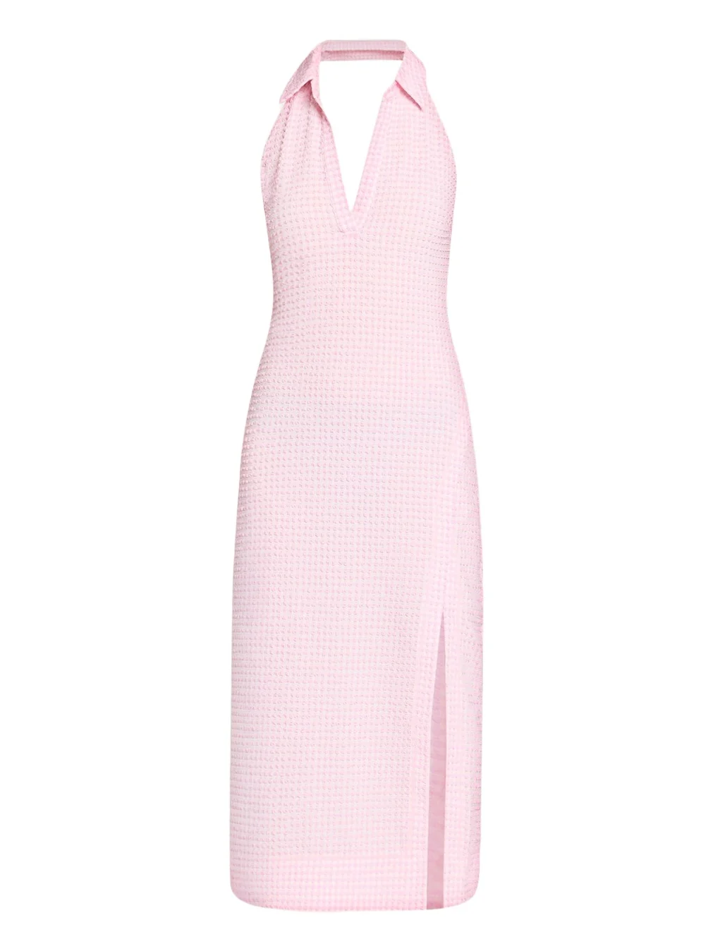 Clairmont Seersucker Gingham Halter Dress Clairmont Seersucker Gingham Halter Dress