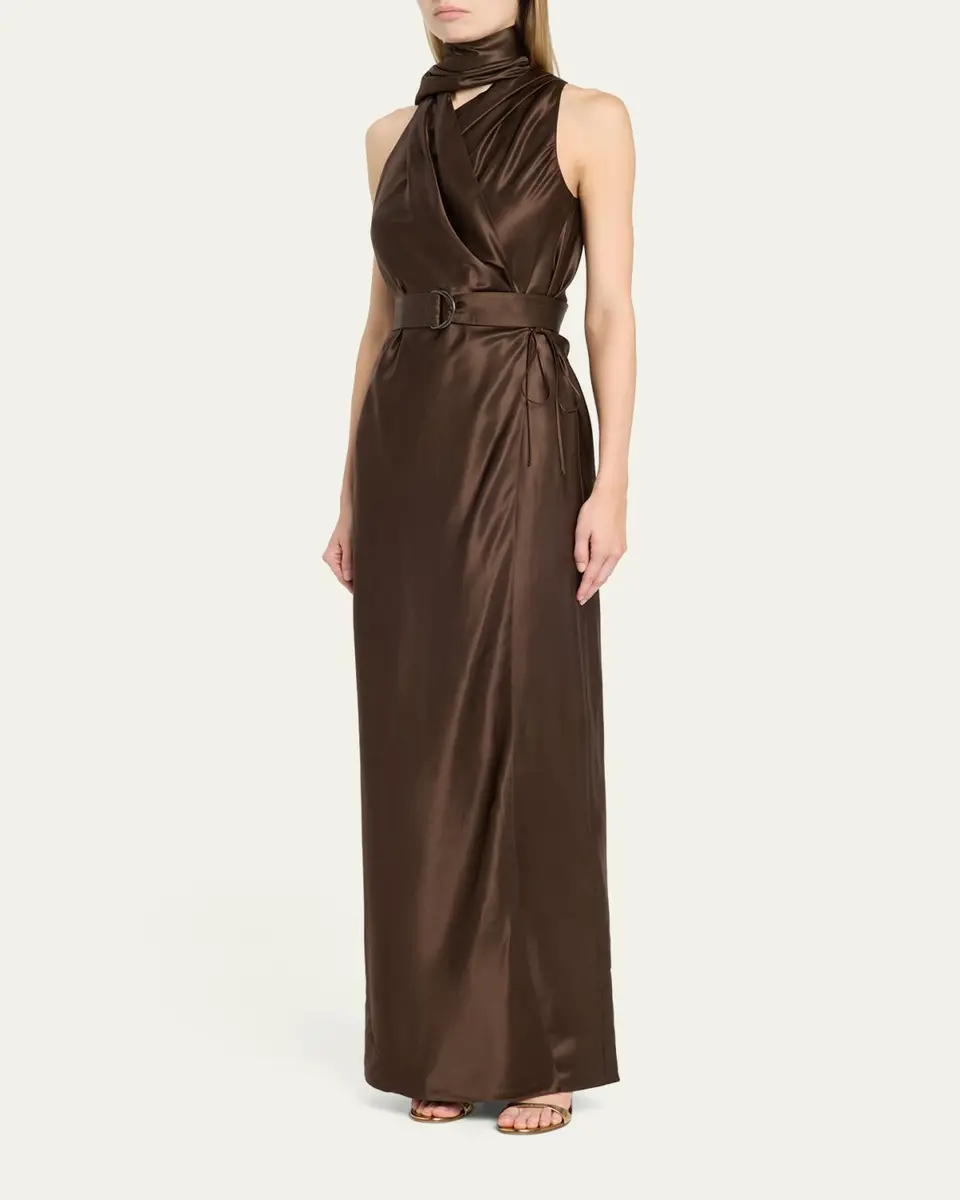 Ralph Lauren Collection Rynn Washed Duchesse Evening Dress | Thumbnail 4 Ralph Lauren Collection Rynn Washed Duchesse Evening Dress | Thumbnail 4