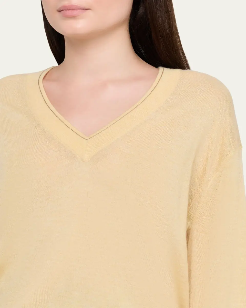 Guest In Residence The Airy V Sweater | Thumbnail 5 Guest In Residence The Airy V Sweater | Thumbnail 5