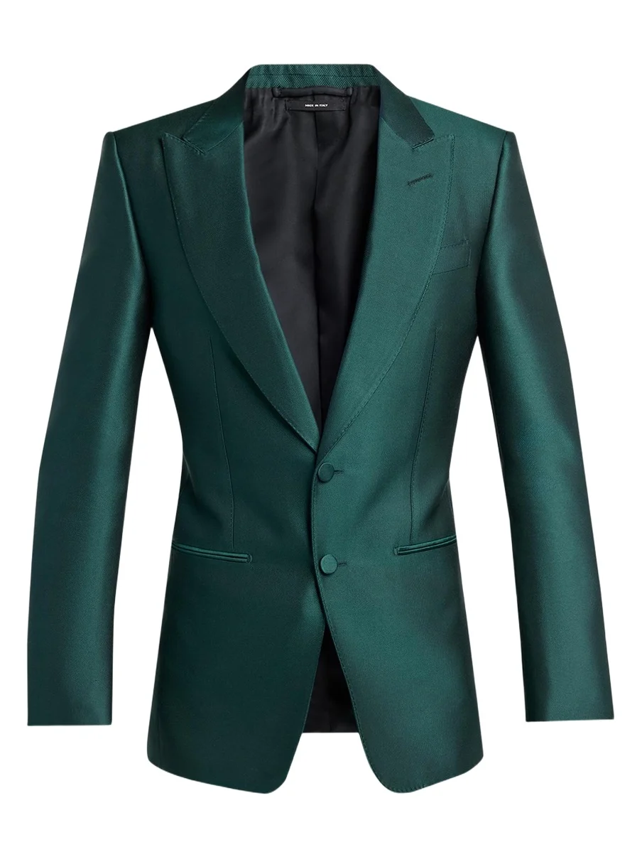 Men's Wool Peak Lapel Modern Fit Single-Breasted Sport Coat Men's Wool Peak Lapel Modern Fit Single-Breasted Sport Coat