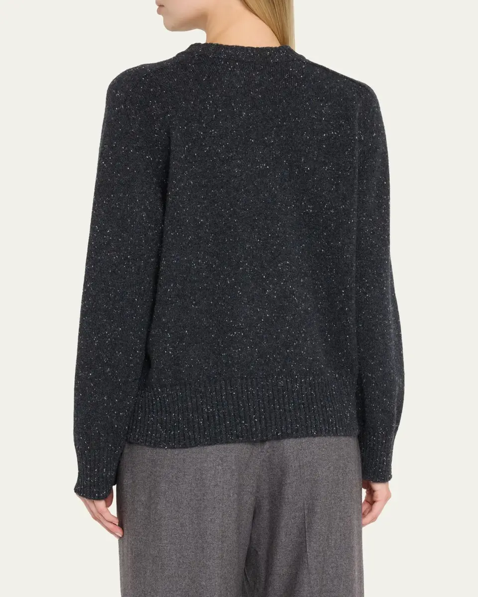 Loulou de Saison Baltra Cashmere Crewneck Sweater | Thumbnail 3 Loulou de Saison Baltra Cashmere Crewneck Sweater | Thumbnail 3