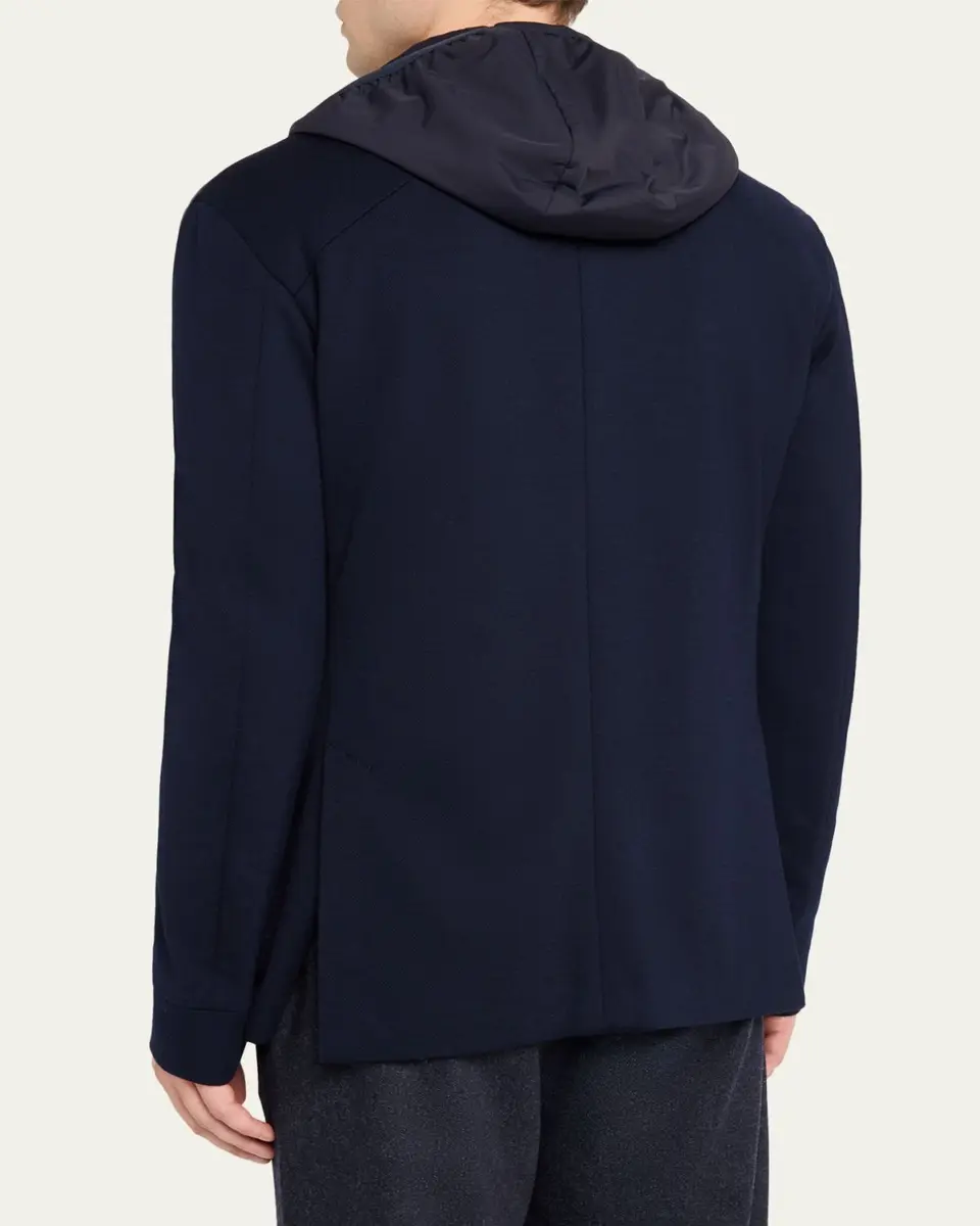 Sease Men's Hooded Blazer with Removable Bib | Thumbnail 3 Sease Men's Hooded Blazer with Removable Bib | Thumbnail 3
