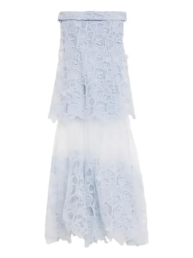Simkhai Rennis Lace Bustier Gown