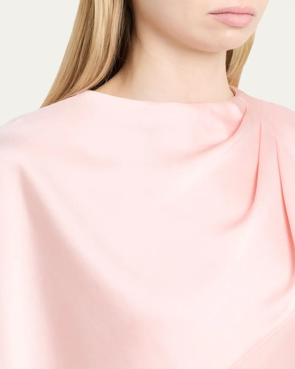 Simkhai Izel Satin Cape Dress | Thumbnail 9 Simkhai Izel Satin Cape Dress | Thumbnail 9