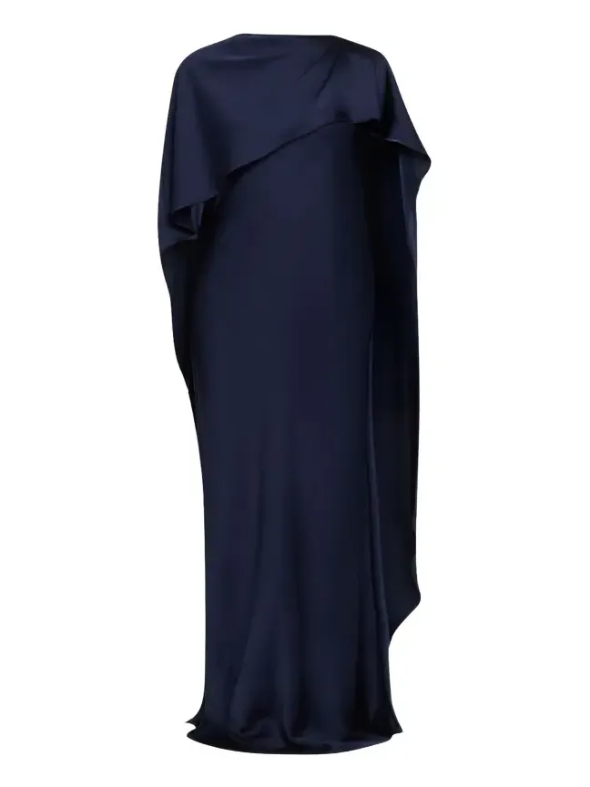Simkhai Izel Satin Cape Dress